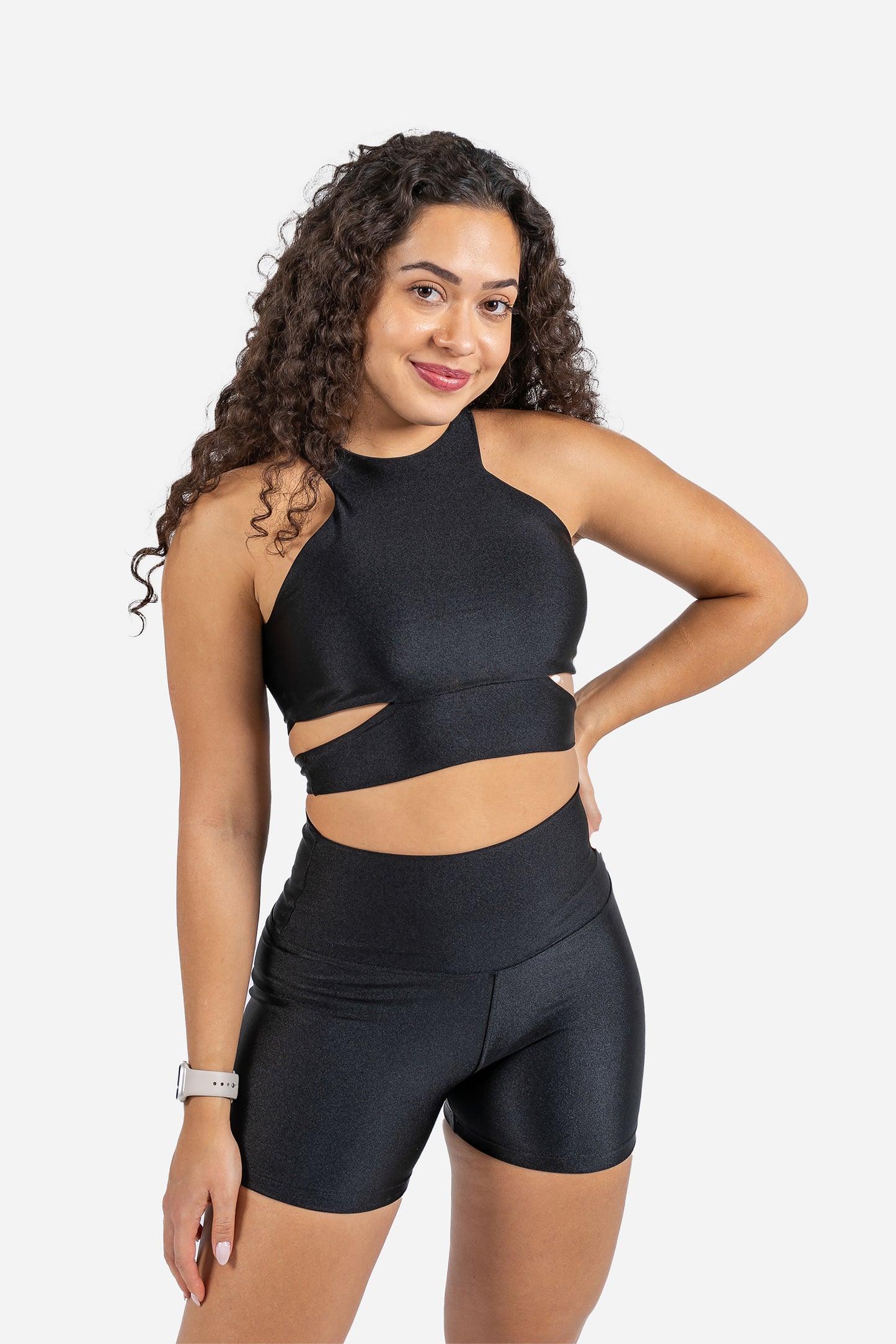 Luxe Flow Shorts - Allure Black