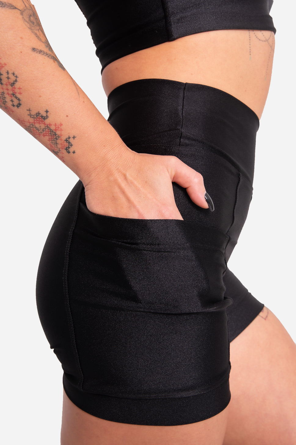 Luxe Flow Curve Bra SetS / Raven Black