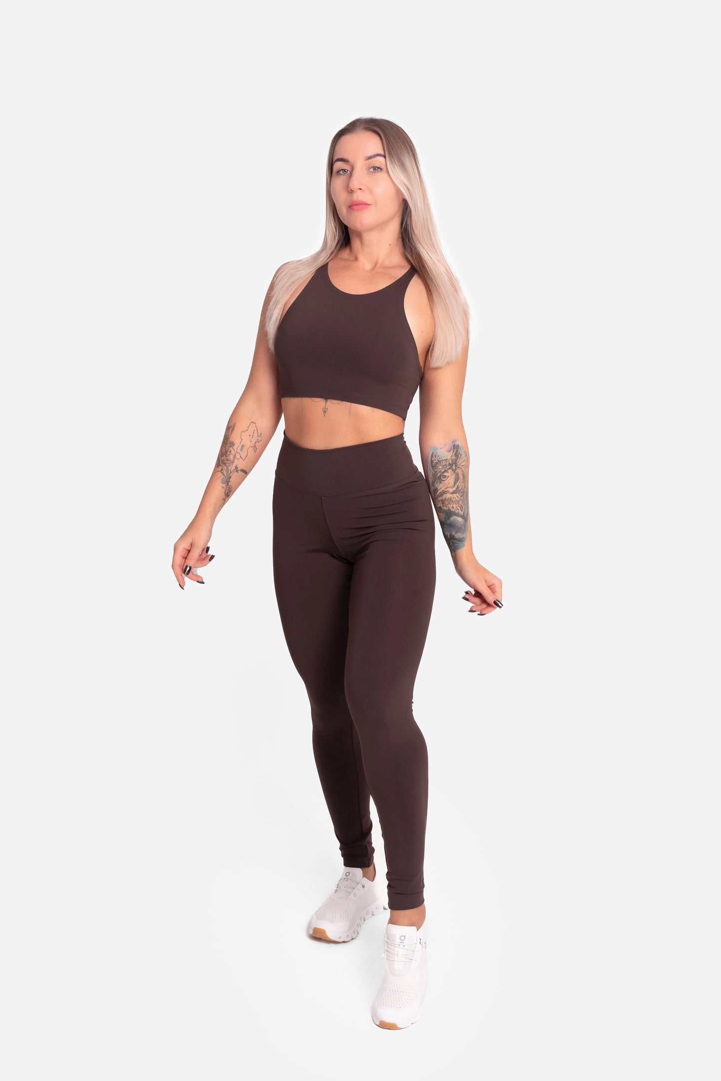 Muse Motion Leggings - Mocha Brown