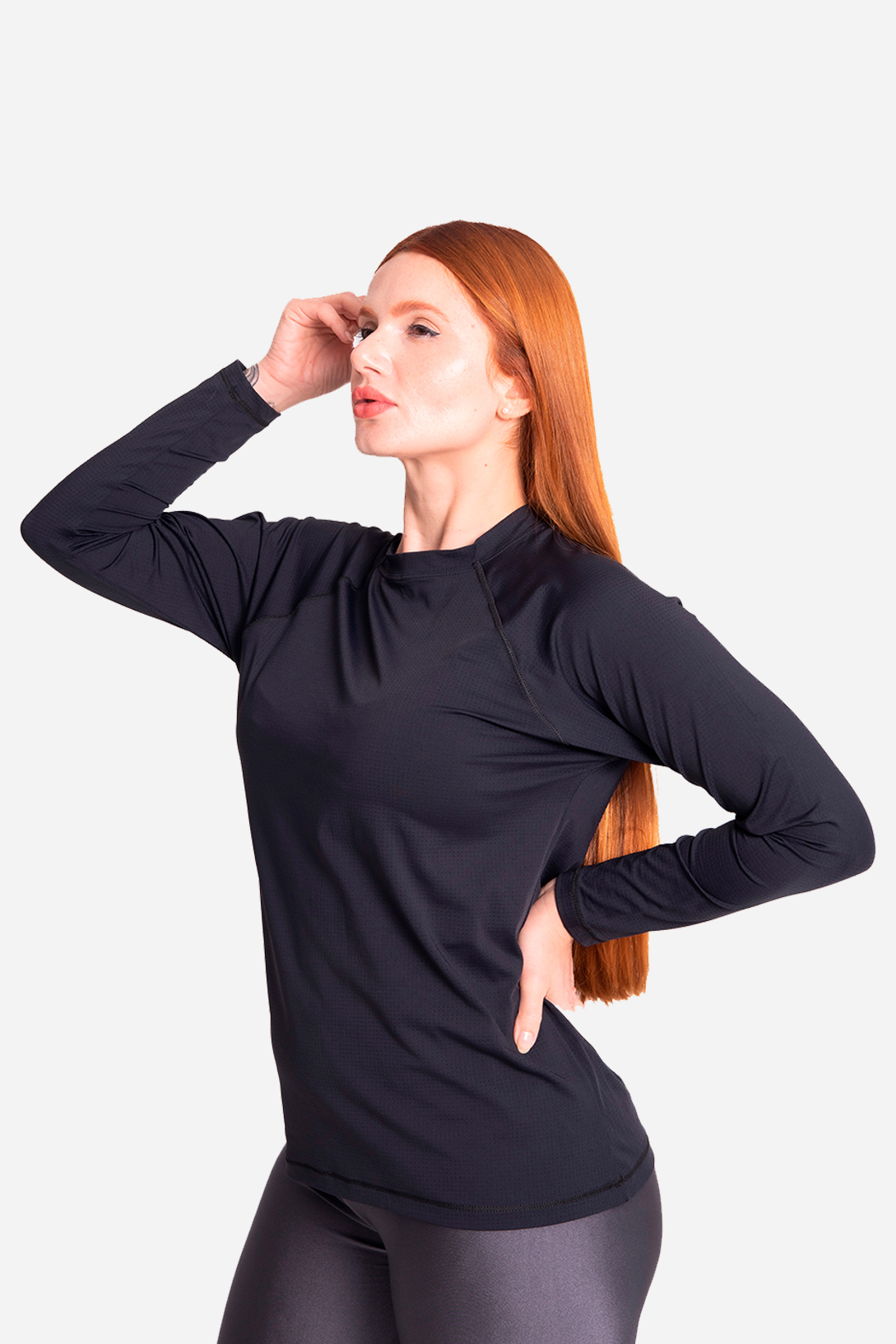 Fearless Flow Long Sleeve Shirt - Black
