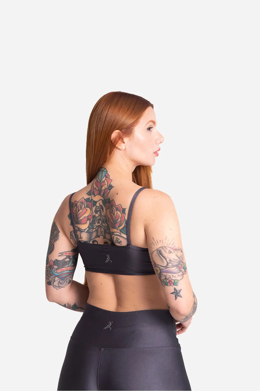 Luxe Flow Chrome Sculpt Bra - Platinum Grey