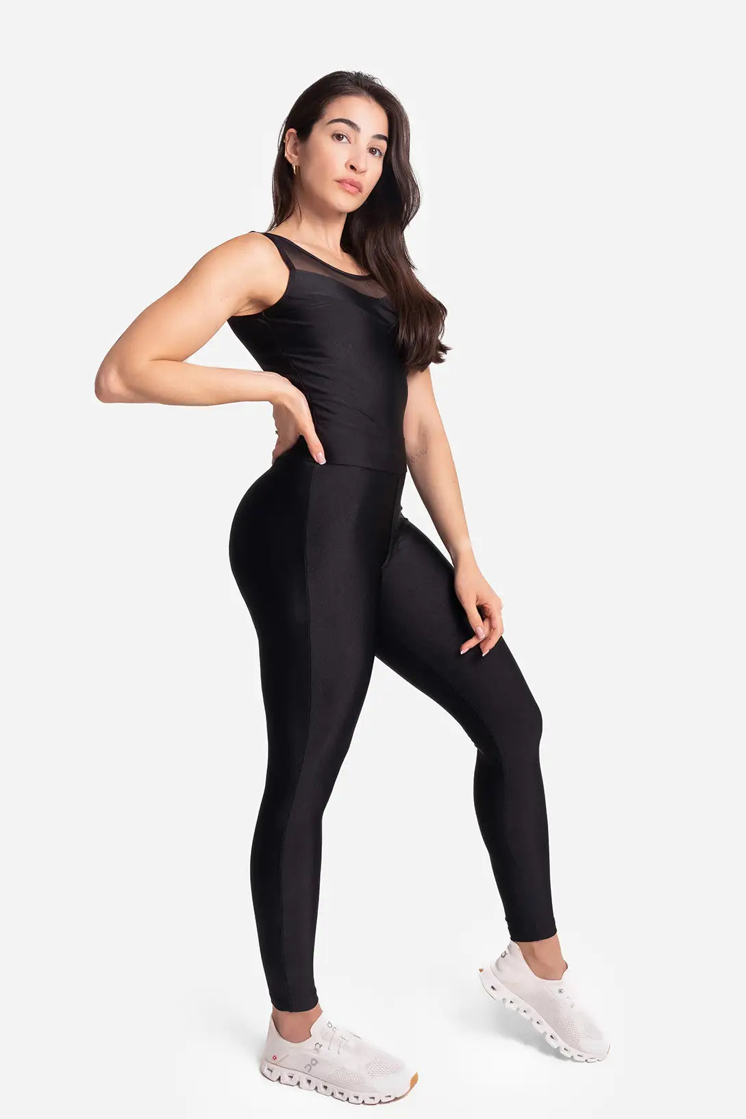 Luxe Flow One-Piece - Midnight Black