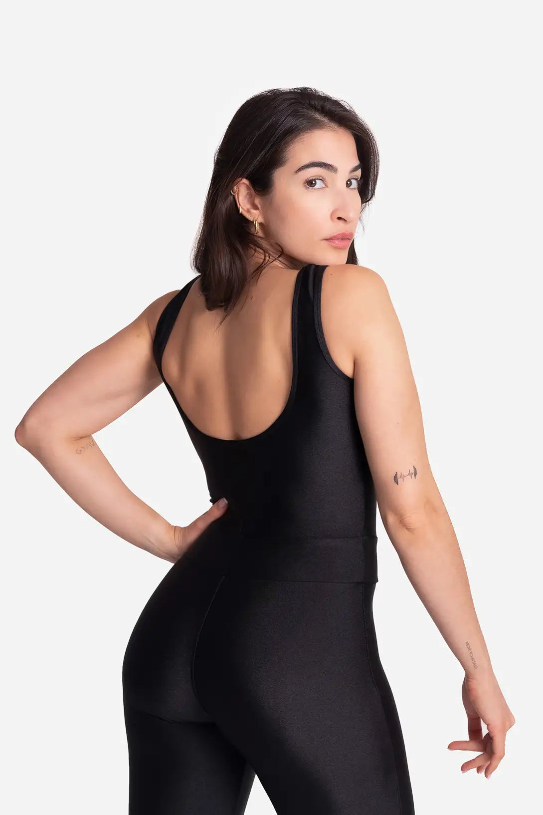 Luxe Flow One-Piece - Midnight Black