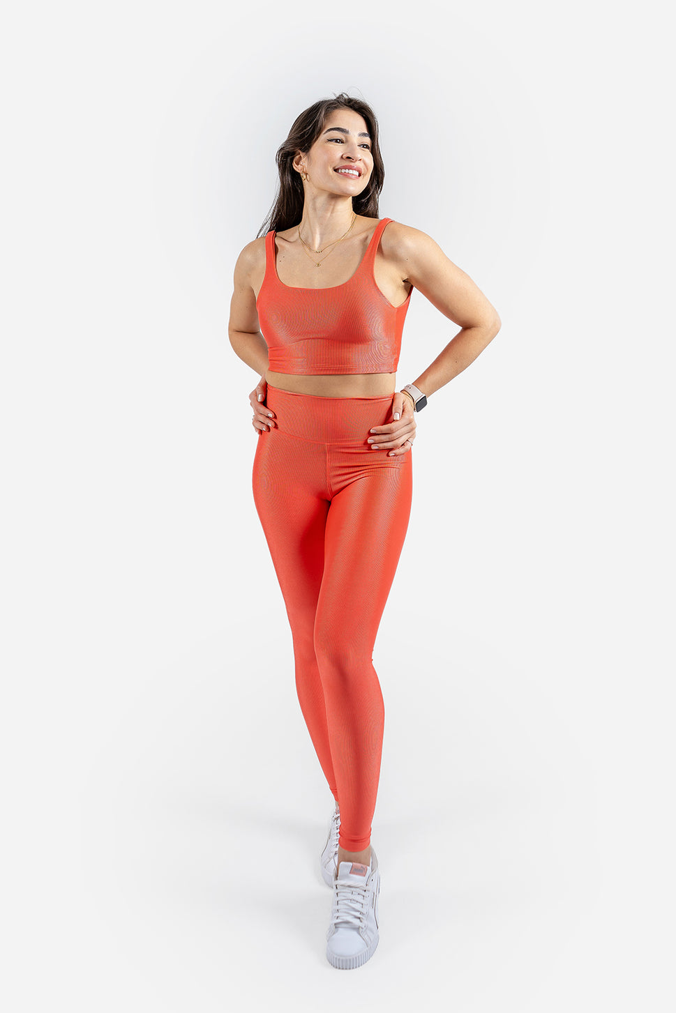 Power Sculpt Curve Bra SetS / Peachy Orange