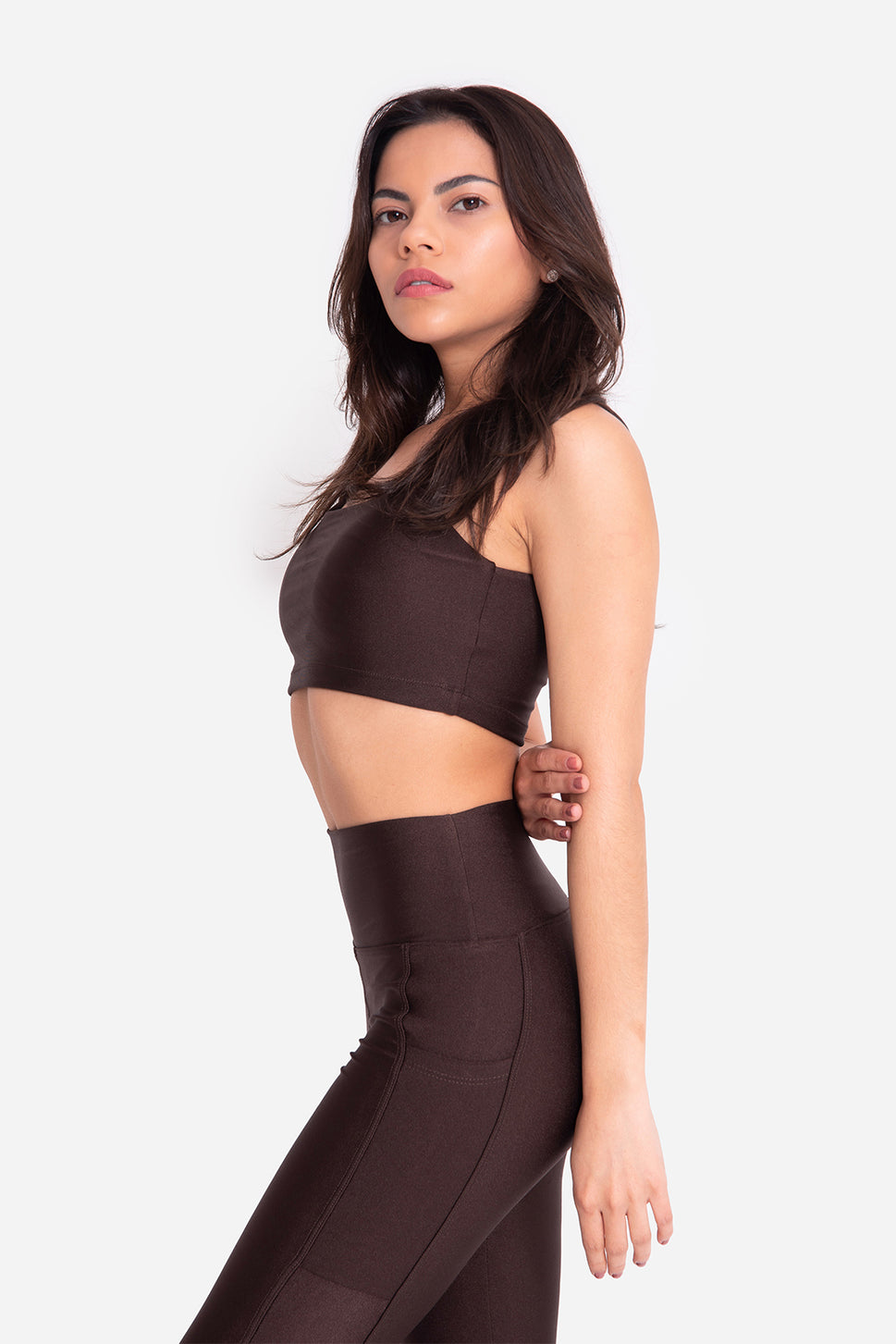 Luxe Flow Pocket LeggingsS / Cafe Brown