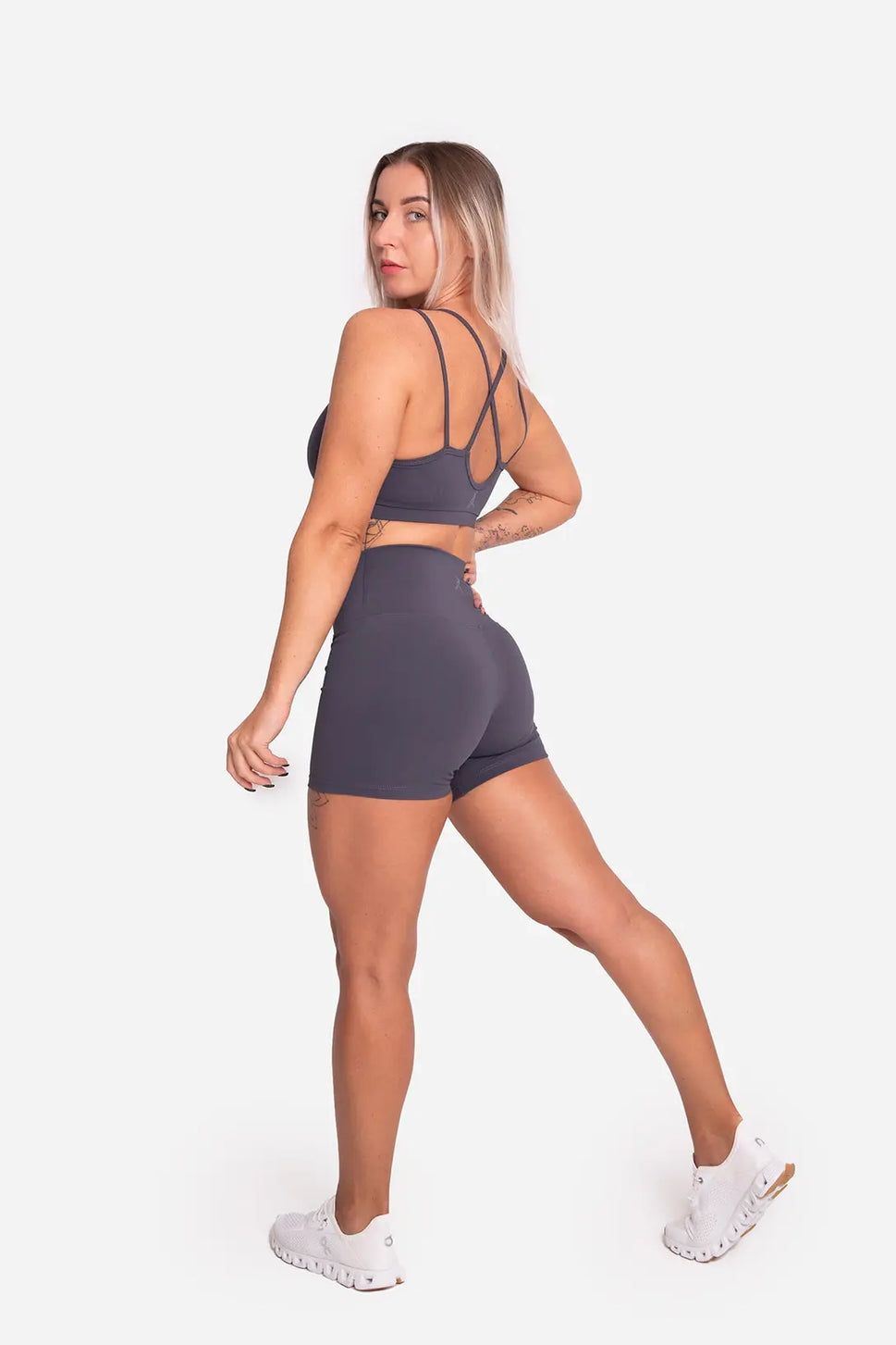 Muse Motion Strappy BraL / Storm Essence Grey