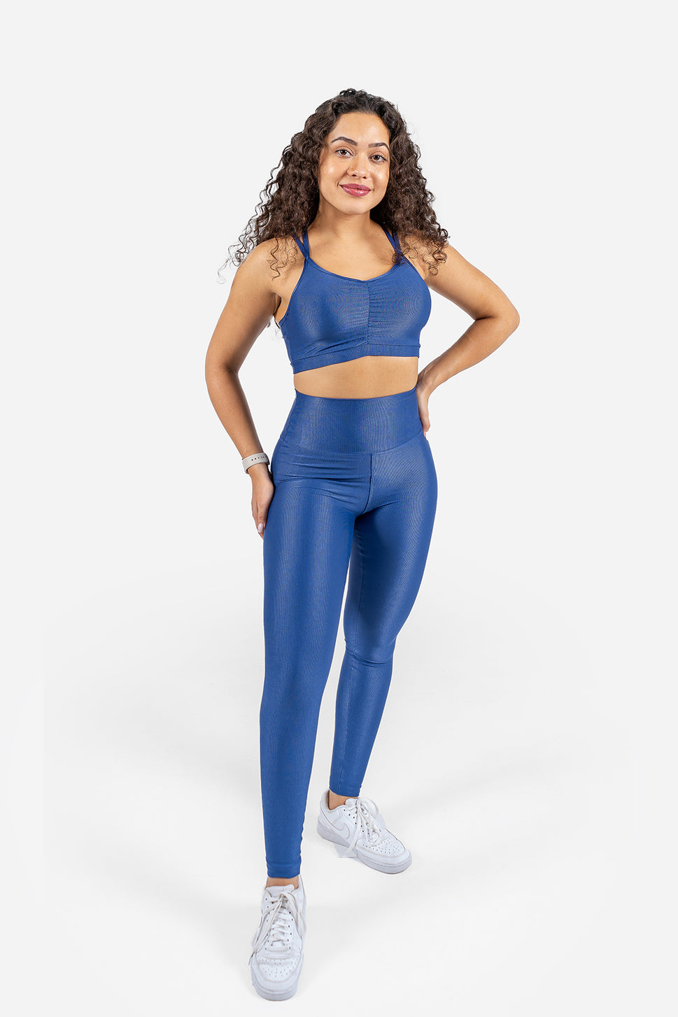 Power Sculpt LeggingsS / Sapphire Blue